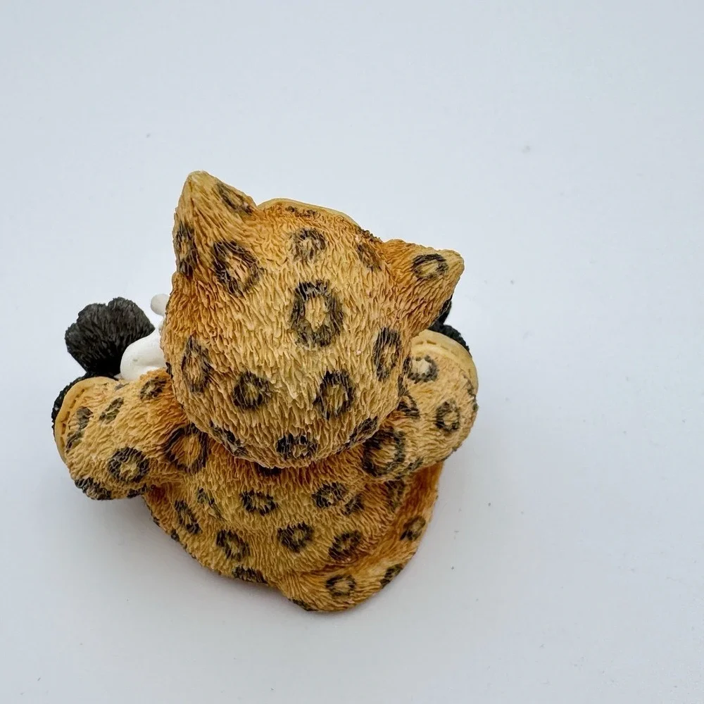 Vtg Calico‎ Kittens You Can Always Spot A Friend Figurine Priscilla H. Halloween